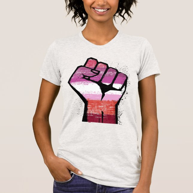 Camiseta Resistência lésbica (Frente)