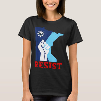 Camiseta Resistência Mínima Rebelde de Minnesota Novo Estad
