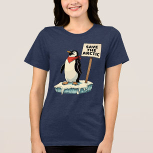 Camiseta Resistência: O Pinguim Luta Contra Tarifa