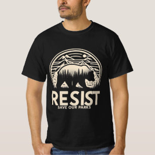 Camiseta Resistência Salve Nossos Parques - Conservação Do 
