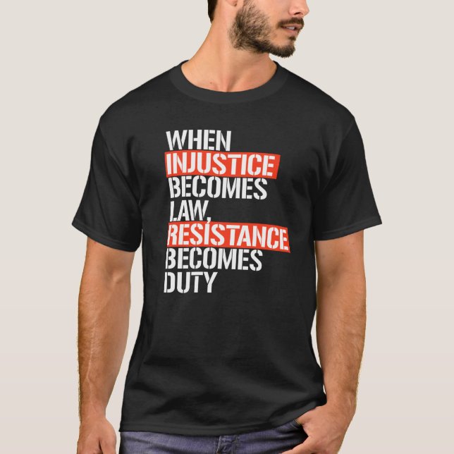 CAMISETA RESISTÊNCIA TORNA-SE OBRIGADA (Frente)