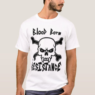 Camiseta Resistência-Vitória nascida ou Valhalla do sangue