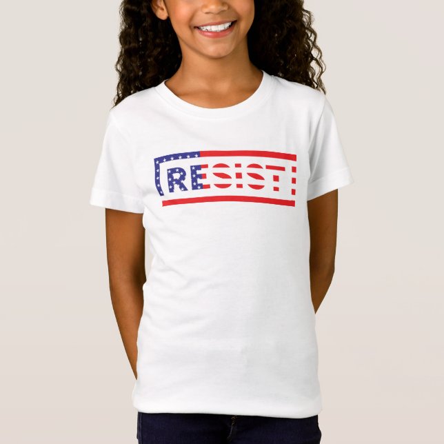 Camiseta RESISTENTE| Bandeira dos Estados Unidos (Frente)