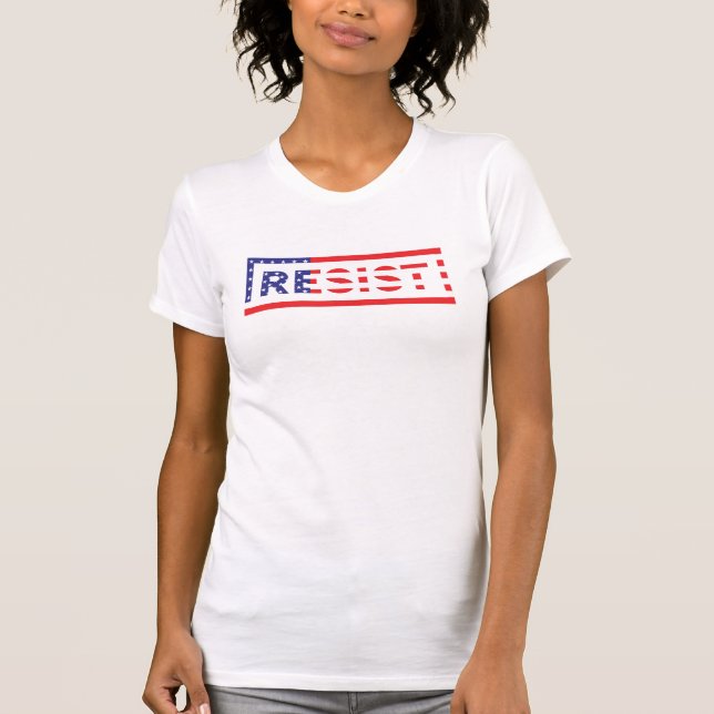 Camiseta RESISTENTE| Bandeira dos Estados Unidos (Frente)