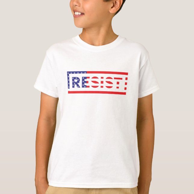 Camiseta RESISTENTE| Bandeira dos Estados Unidos (Frente)