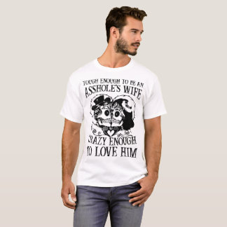 Camiseta resistente bastante para ser a esposa de um