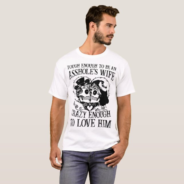 Camiseta resistente bastante para ser a esposa de um (Frente Completa)