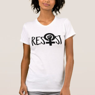CAMISETA RESISTENTE E FEMINISTA