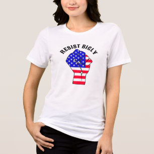 Camiseta Resistir a Bigly   Anti-Trump