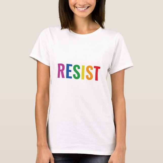 Camiseta Resistir a Glbt (Frente)
