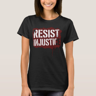 Camiseta Resistir à Injustiça - Ousada Ativismo de Arte de