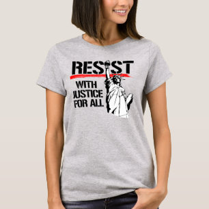 CAMISETA RESISTIR À JUSTIÇA PARA TODOS