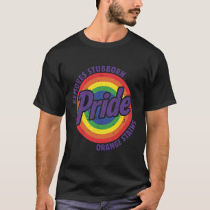 Camiseta Resistir a Trump Remover o Orgulho M de Manchas La