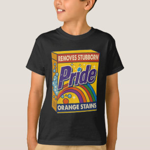 Camiseta Resistir a Trump Remover o Orgulho M de Manchas La