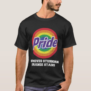 Camiseta Resistir a Trump Remover o Orgulho M de Manchas La