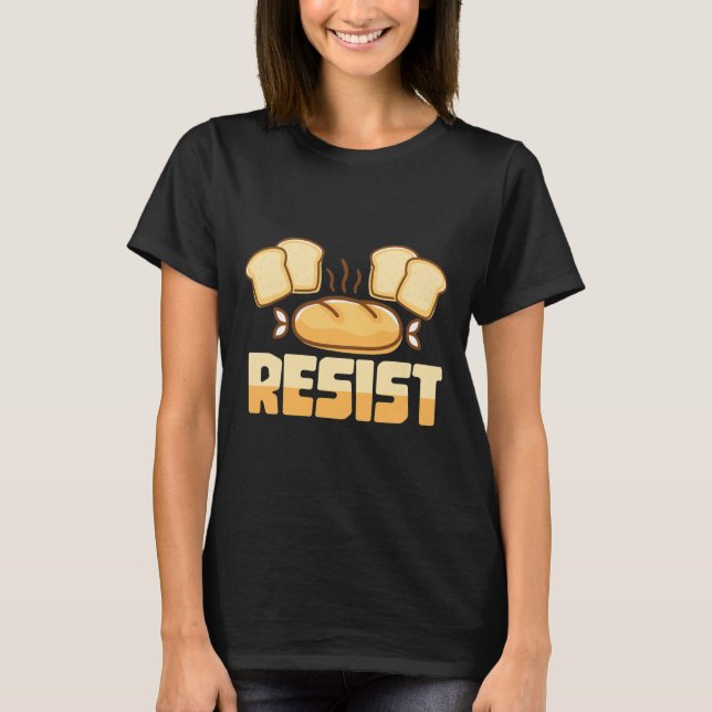 Camiseta Resistir ao Gluten Free (Frente)