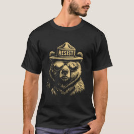 Camiseta Resistir ao Urso Proteja nossos Parques Nacionais