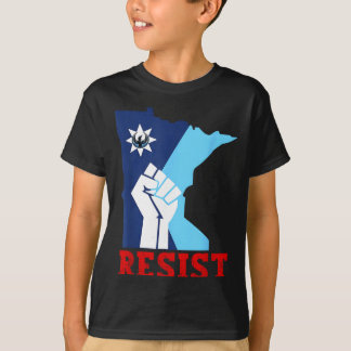 Camiseta Resistir Arte Gráfica do Novo Estado Rebelde de Mi
