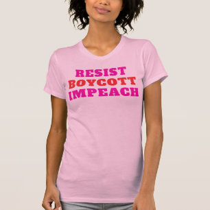 Camiseta Resistir Boicote Impeachment 