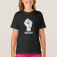 Resistir com punho - em branco