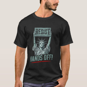Camiseta Resistir Estátua da Liberdade Resistência Fora das