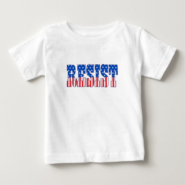 Camiseta Resistir| Estrelas e riscas (Frente)