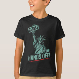 Camiseta Resistir – protesto Tirem as Mãos da Estátua da Li