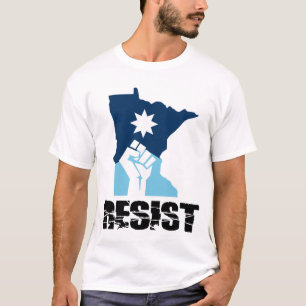 Camiseta Resistir Punho Erguido Minnesota