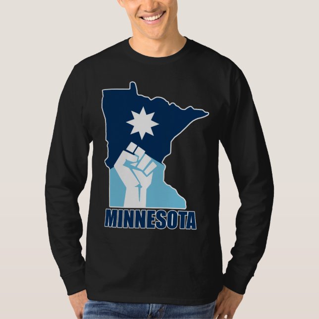 Camiseta Resistir Punho Erguido Minnesota (Frente)