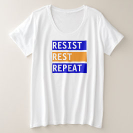 Camiseta Resistir Repetição de Repouso