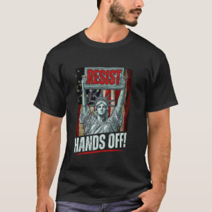 Camiseta Resistir Resistência Estátua da Liberdade Mãos For