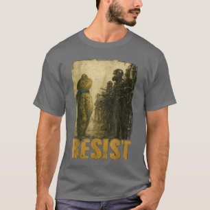 Camiseta Resistir Sapo Portland Sapo Protesto para Homens M
