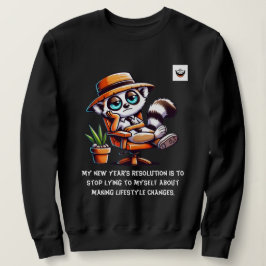 Camiseta Resolução honesta sobre as mulheres no ano novo