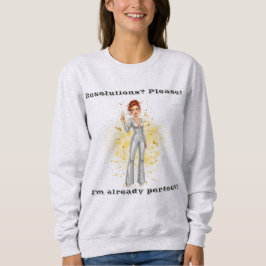 Camiseta Resoluções? Por favor! Ano Novo Divertido