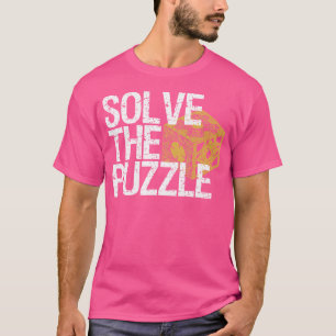 Camiseta Resolva As Peças De Quebra-cabeça Do Teste De Queb