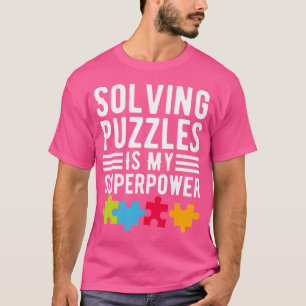 Camiseta Resolver Quebra-cabeça é o meu Quebra-cabeça de su