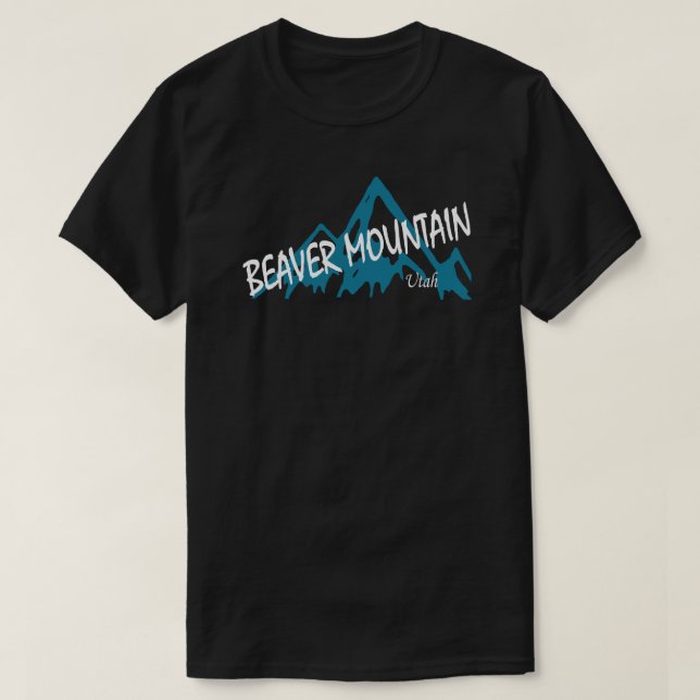 Camiseta Resort de Montanhas Beaver Mountain (Frente do Design)