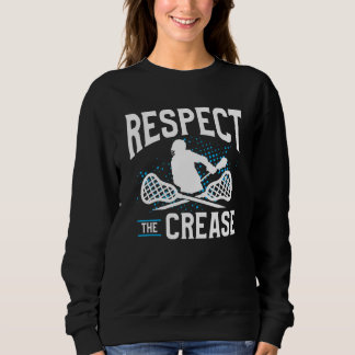 Camiseta Respect The Crease Lacrosse Player
