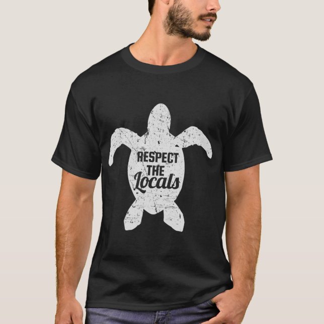 Camiseta Respecthe Locals Seaurtle Conservation  boy (Frente)