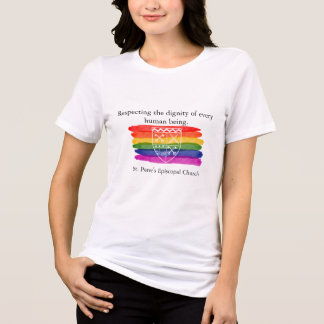 Camiseta Respeitando a Dignidade de Todo Ser Humano Orgulho