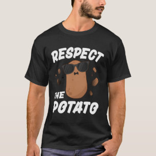 Camiseta Respeitar A Batata Para Produtos Hortícolas