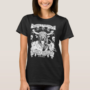 Camiseta Respeitar A Existência Ou Esperar Resistência
