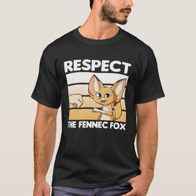 Camiseta Respeitar A Fox 1 Fennec (Frente)