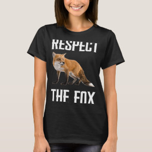 Camiseta Respeitar O Zootecnia Selvagem Da Raposa