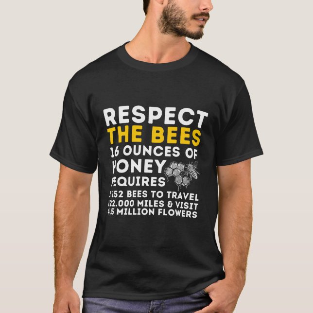 Camiseta Respeite A Apicultura De Abelhas (Frente)