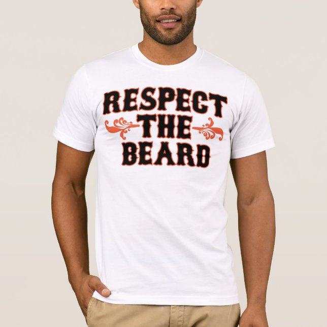Camiseta Respeite a barba (Frente)