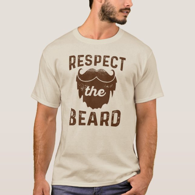 Camiseta Respeite A Barba (Frente)