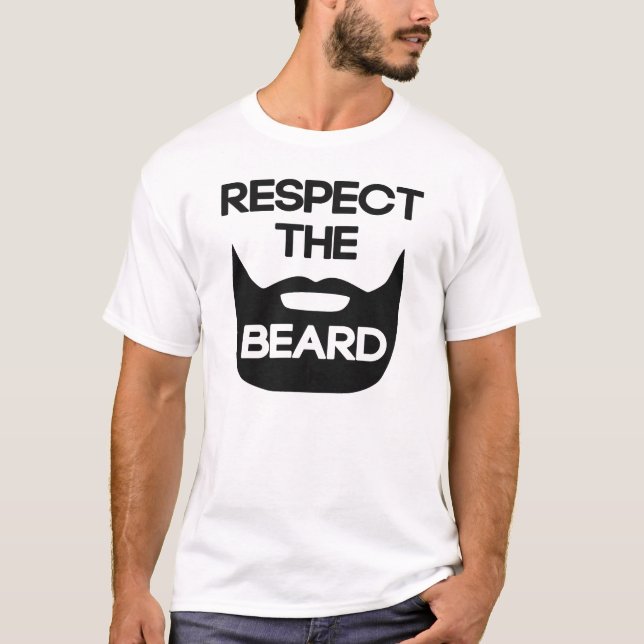 Camiseta Respeite a barba (Frente)