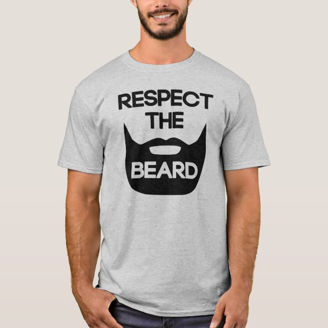 Camiseta Respeite a barba (Frente)