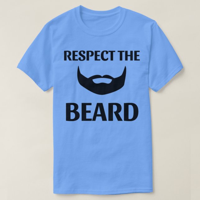 Camiseta Respeite A Barba 16 (Frente do Design)